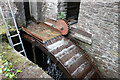 SO3029 : Olchon House Mill - waterwheel by Chris Allen