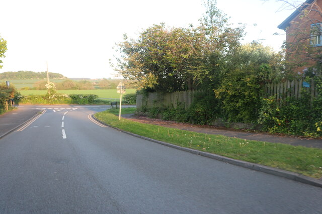 Burnside Grove at the junction of Tollerton Lane