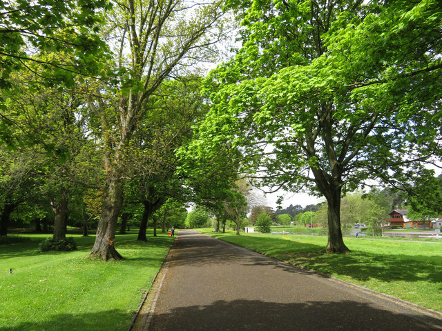 Path in the NW corner of the Irish National War Memorial Gardens