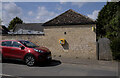 Barn wall with Defibrillator