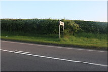 SK6232 : Sign to Normanton on Melton Road by David Howard