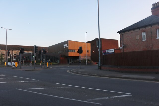 Nottingham Road at the junction of Asfordby Road