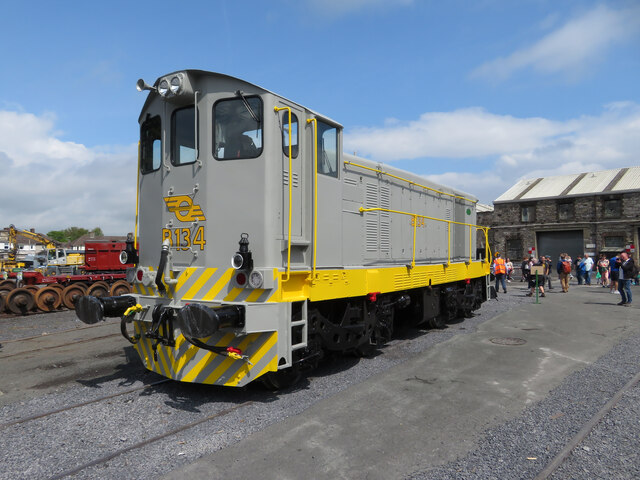 Irish Rail 121 class at Inchicore