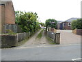 Looking into Daisy Lane from Hall Lane