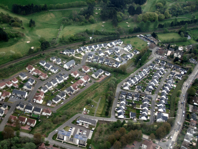 Kilmardinny Manor from the air