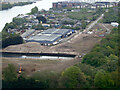 Meadowside Industrial Estate from the air