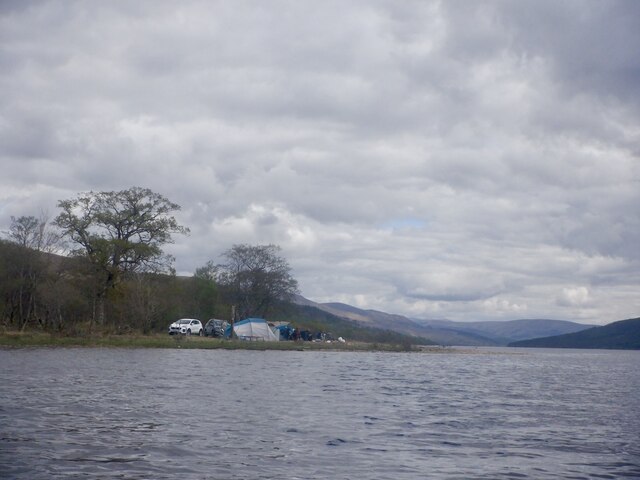 Fishing camp, Loch Arkaig