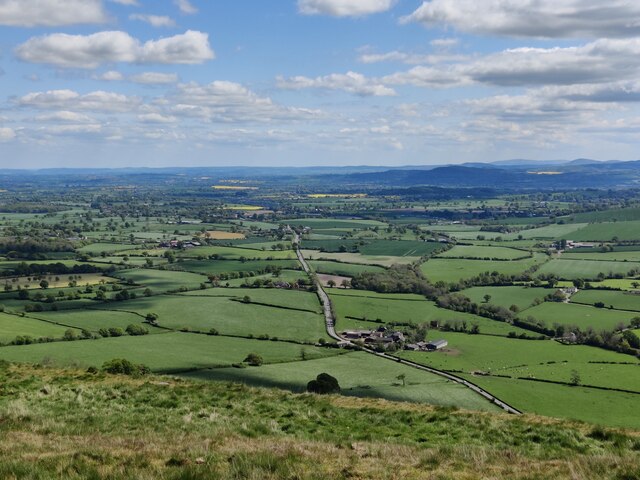 Shropshire viewed from Middletown Hill
