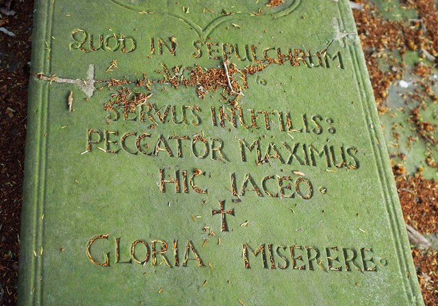 Inscription, gravestone of Henry... © Derek Harper :: Geograph Britain ...