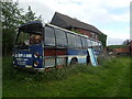 Derelict coach at Marshall Farm