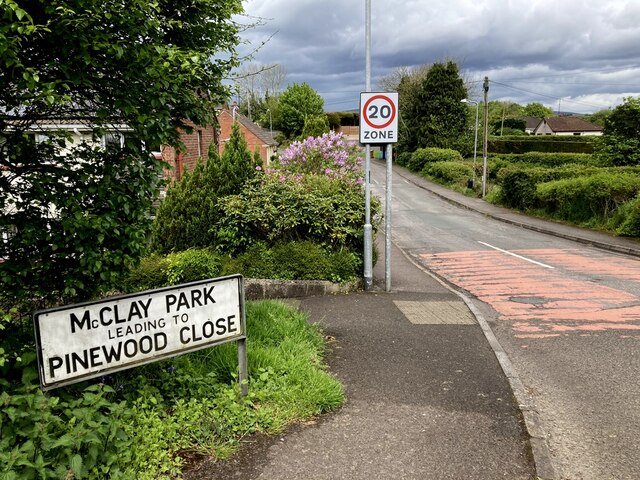 Road to McClay Park and Pinewood Close, Omagh