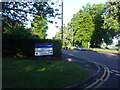 Looking from Buckingham Close into London Road