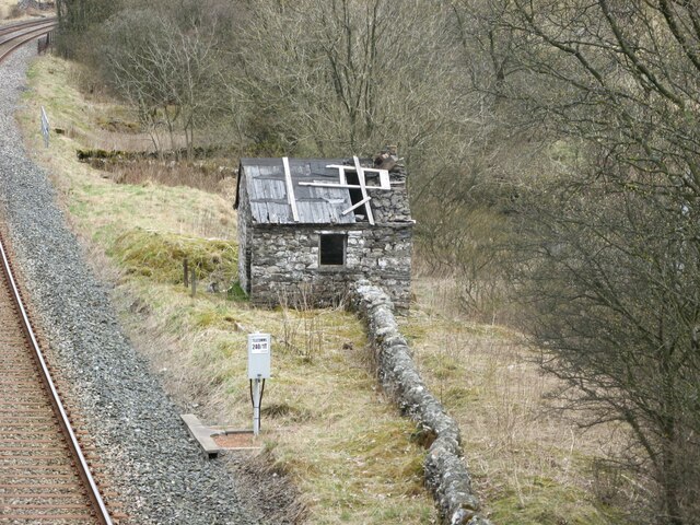 Settle and Carlisle Railway, old Plate Layer's Hut at Helwith Bridge 