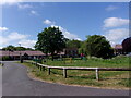 Looking from Borough Grove towards Cranford Road