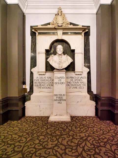 Bust of Edward VII, Bolton Festival Hall