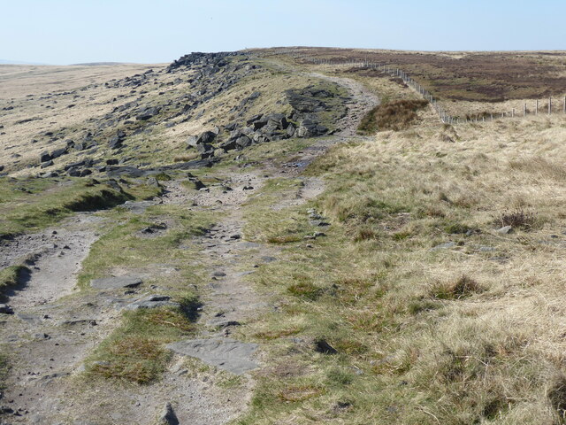 The Pennine Way near Northern Rotcher
