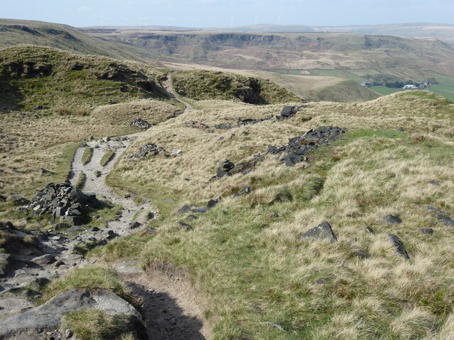 The Pennine Way near Withens Gate