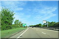 A14 westbound approaching junction 55