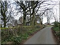 Dipton parish church from the north