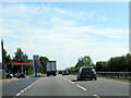 Esso Service Station on A12 north near Capel St Mary