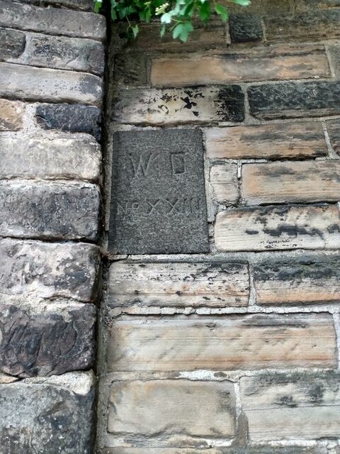 Old Boundary Marker on King's Stables Road, Edinburgh