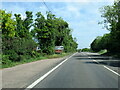 A140 north at turning for Coddenham Green