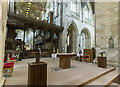 SE6132 : Selby Abbey, Nave east end by J.Hannan