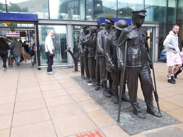 Victory over Blindness, Piccadilly station