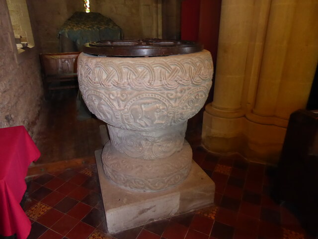 'The most sumptuous Norman font in Shropshire'