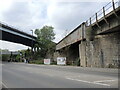 ST6072 : Old and new bridges over the Feeder Road by Neil Owen