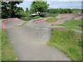 The new pump track in Stockwood