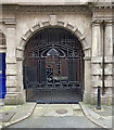 The Lace Market: Plumptre Place - Art Nouveau gates