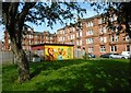 Electricity substation mural