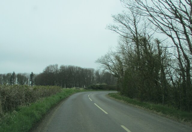 Tight  corner  on  the  road  to  Embleton