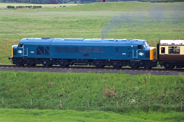 Severn Valley Railway - D182 on Eardington Bank