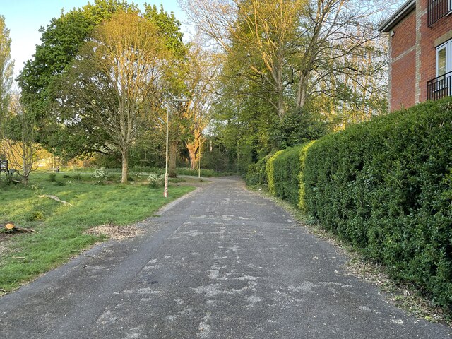 Cycle path - George V Playing Fields