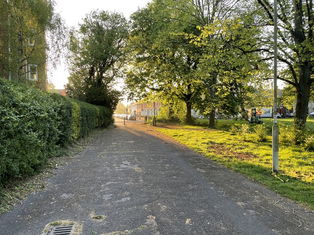 Cycle path - George V Playing Fields