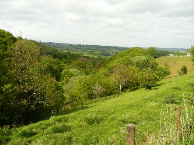 View of Bottomley Clough from Bottomley Lane, Barkisland