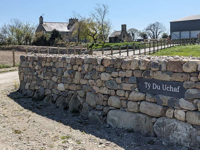 The entrance to Tŷ Du Uchaf