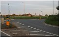 Roundabout on Hurdle Makers Hill west of Ipswich