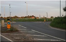 TM1243 : Roundabout on Hurdle Makers Hill west of Ipswich by David Howard