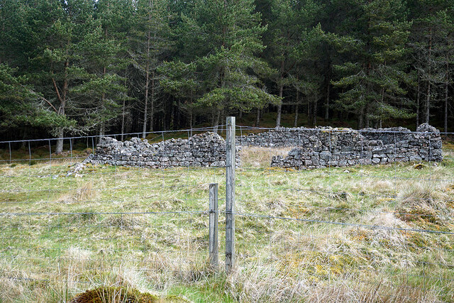 The ruin of Ceann-loch-lagain