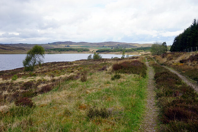 Track alongside Loch an Lagain