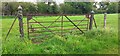 Field gateway on NE side of Leacett Lane