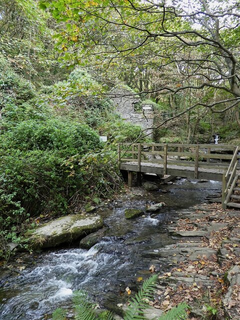 Rocky Valley - Bridge at Trewethern Mill