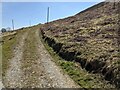 The byway over the shoulder of Mynydd Carnguwch