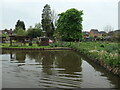 Winding hole between bridges 65A and 65, Rugeley