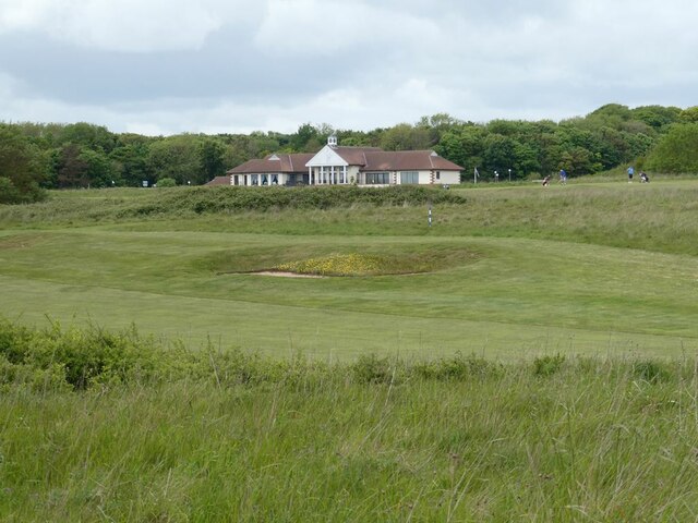 Bunker on Bridlington Links Golf Course