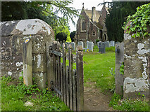 SO7119 : Gate into St. John's churchyard by Jonathan Billinger