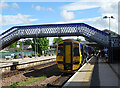 Boarding a train at Inverurie